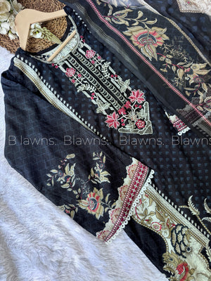 Pakistani suit BLW-17, fabric close-up
